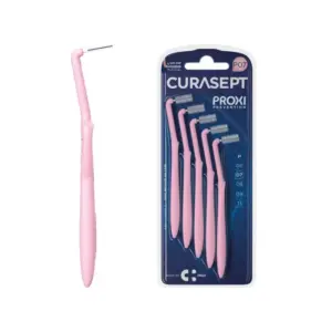 Curasept Proxi Prevention Angle P07 medzobne ščetke – roza, 5 medzobnih ščetk