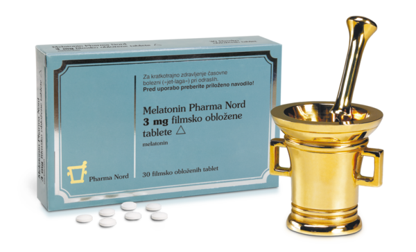 Pharma Nord Melatonin 3 mg filmsko obložene tablete, 30 tablet Pharma Nord Melatonin 3 mg filmsko obložene tablete, 30 tablet