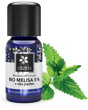 Eteris Melisa 5 % eterično olje v BIO jojobi, 10 ml