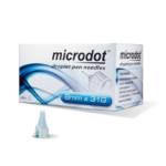 Microdot Droplet Igle za insulinski peresnik 31 G (8 mm), 100 igel Microdot Droplet Igle za insulinski peresnik 31 G (8 mm), 100 igel