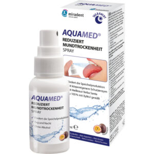 Miradent Aquamed pršilo z okusom pasijonke, 30 ml