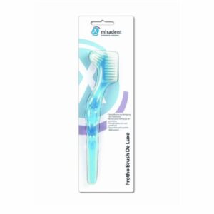 Miradent Protho Brush DeLuxe ščetka za protezo – modra, 1 ščetka