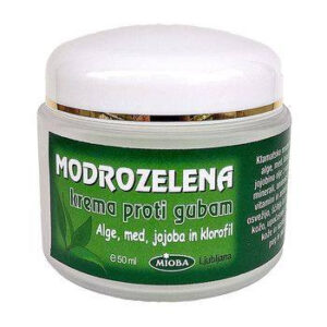 Mioba Modrozelena krema proti gubam, 50 ml