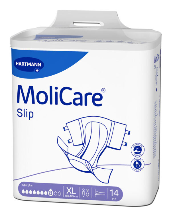 MoliCare Slip Super Plus hlačne predloge 8 kapljic – Extra Large, 14 predlog