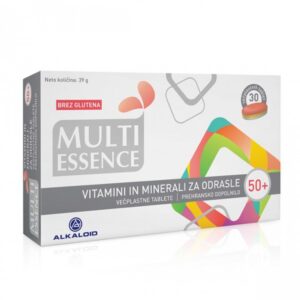 Multi Essence Vitamini in minerali za odrasle 50+ večplastne tablete, 30 tablet