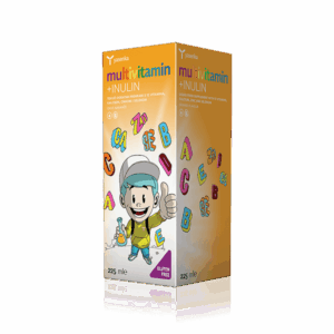 Yasenka Multivitamin + inulin tekočina, 225 ml