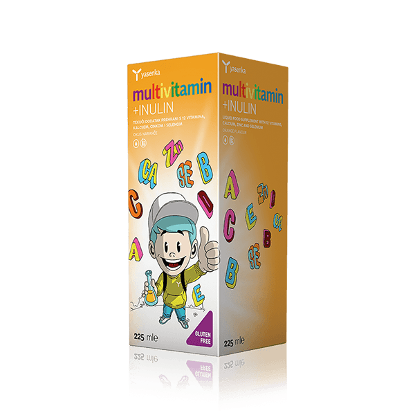 Yasenka Multivitamin + inulin tekočina, 225 ml Yasenka Multivitamin + inulin tekočina, 225 ml