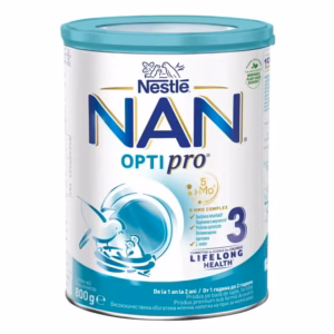NAN Optipro 3 prah za pripravo mlečnega napitka za majhne otroke od 1. leta dalje, 800 g