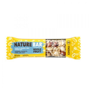 NATURE BAR - morska sol (ploščica z mandlji, arašidi, medom in morsko soljo), 40 g