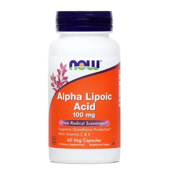 NOW Alfa lipoična kislina 100 mg, 60 kapsul NOW Alfa lipoična kislina 100 mg, 60 kapsul
