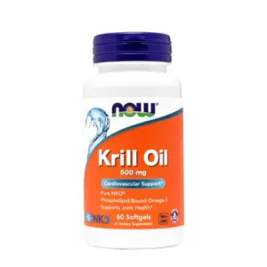 NOW Neptunovo krilovo olje 500 mg, 60 kapsul