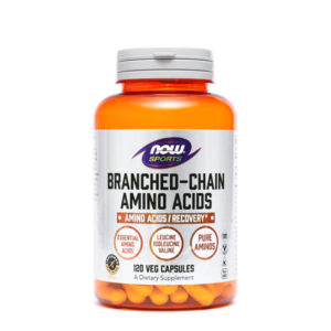 NOW Sports Branched Chain Amino Acids (BCAA), 120 kapsul
