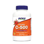NOW Vitamin C 500 mg, 100 žvečljivih tablet NOW Vitamin C 500 mg, 100 žvečljivih tablet