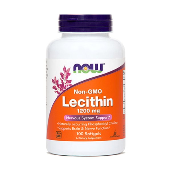 NOW Lecitin 1200 mg, 100 mehkih kapsul NOW Lecitin 1200 mg, 100 mehkih kapsul