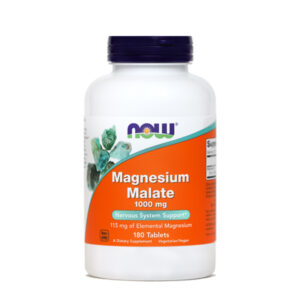 NOW Magnezijev malat 1000 mg, 180 tablet