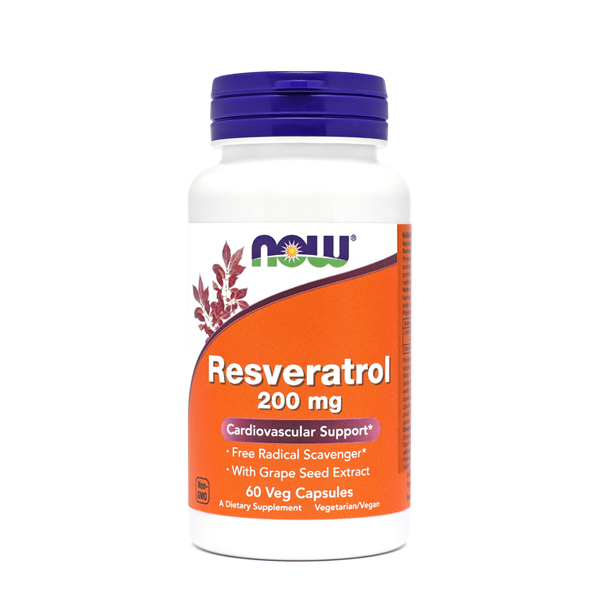 NOW Naravni resveratrol 200 mg, 60 kapsul NOW Naravni resveratrol 200 mg, 60 kapsul