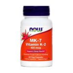 NOW Vitamin K-2 (MK-7) 100 µg kapsule, 60 kapsul NOW Vitamin K-2 (MK-7) 100 µg kapsule, 60 kapsul