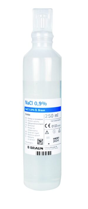 Ecolav fiziološka raztopina za izpiranje, 250 ml