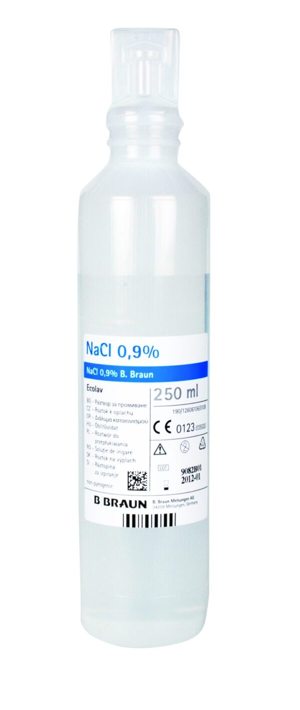 Ecolav fiziološka raztopina za izpiranje, 250 ml Ecolav fiziološka raztopina za izpiranje, 250 ml