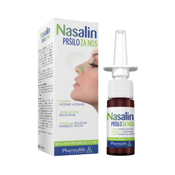 Nasalin pršilo za nos, 20 ml Nasalin pršilo za nos, 20 ml