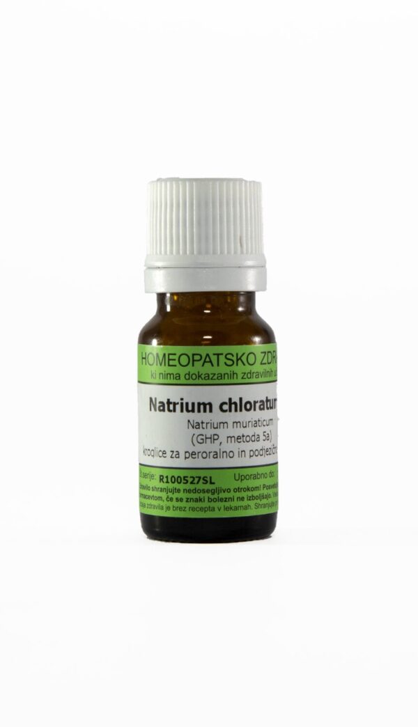 Natrium chloratum C30 homeopatske kroglice, 10 g Natrium chloratum C30 homeopatske kroglice, 10 g