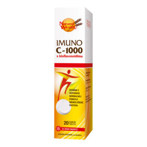 Natural Wealth Imuno C-1000 z bioflavonoidi šumeče tablete, 20 tablet