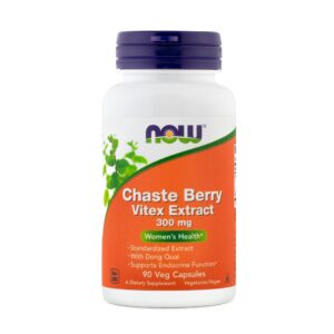 NOW Navadna konopljika (Vitex) 300 mg, 90 kapsul