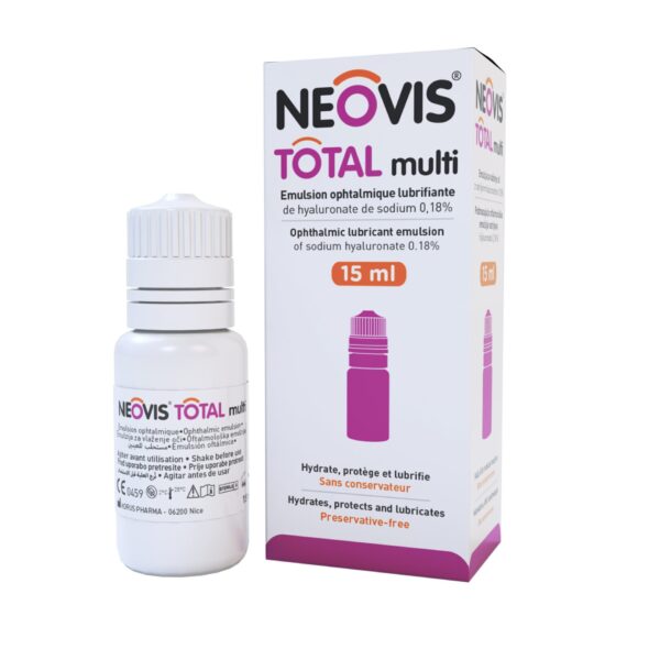Neovis Total multi emulzija za vlaženje oči, 15 ml Neovis Total multi emulzija za vlaženje oči, 15 ml