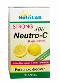 Nutrilab Neutro-C Strong 400 mg kapsule, 90 kapsul