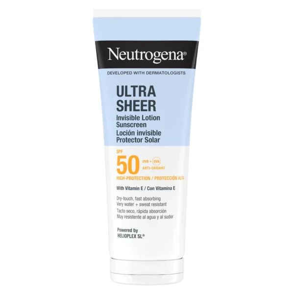 Neutrogena Ultra Sheer Invisible Lotion nevidni vlažilni losjon za obraz in telo ZF 50, 200 ml Neutrogena Ultra Sheer Invisible Lotion nevidni vlažilni losjon za obraz in telo ZF 50, 200 ml