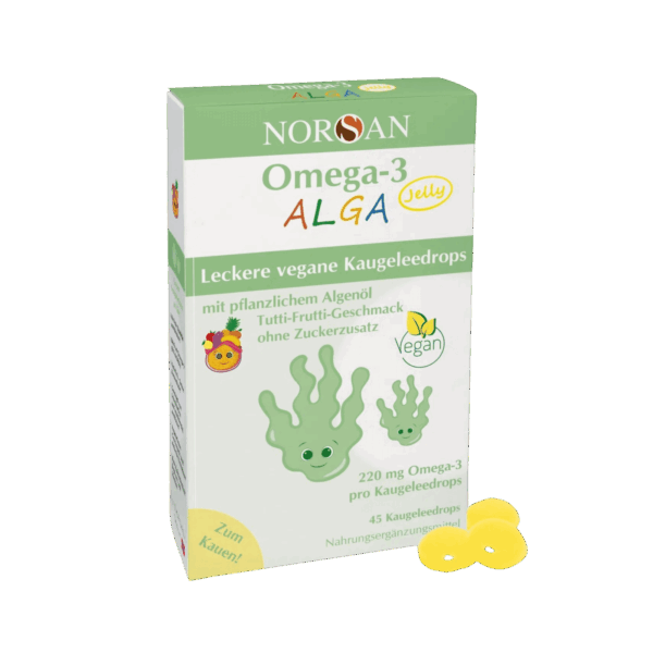 Norsan Omega-3 Alga želeji - algice, 45 želejev Norsan Omega-3 Alga želeji - algice, 45 želejev