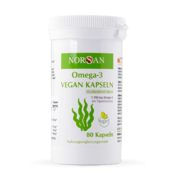 Norsan Omega-3 Vegan kapsule, 80 kapsul Norsan Omega-3 Vegan kapsule, 80 kapsul