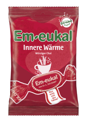 Dr. Soldan Em-Eukal Notranja toplina, čaj z začimbami, trdi bonboni, 90 g