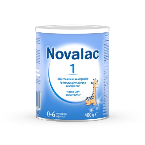 Novalac 1 začetno mleko za dojenčke (0-6 mesecev), 400 g Novalac 1 začetno mleko za dojenčke (0-6 mesecev), 400 g
