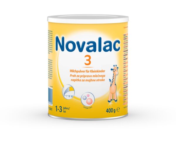 Novalac 3 prah za pripravo mlečnega napitka za majhne otroke (1-3 let), 400 g