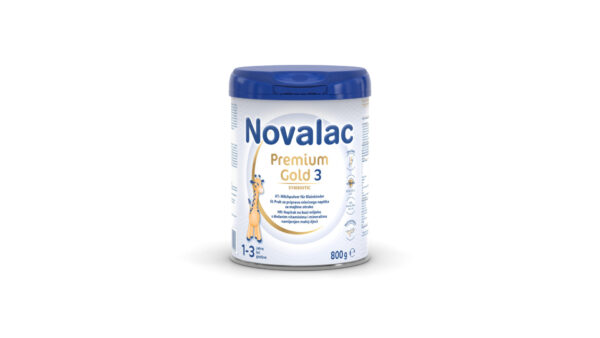 Novalac Premium Gold 3 prah za pripravo mlečnega napitka za majhne otroke, 800 g Novalac Premium Gold 3 prah za pripravo mlečnega napitka za majhne otroke, 800 g