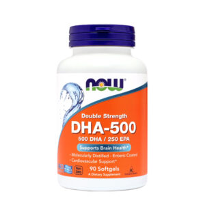 NOW DHK-500 mg, 90 mehkih kapsul