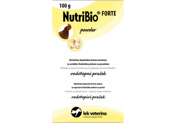 NutriBio FORTE prašek s probiotiki, 100 g NutriBio FORTE prašek s probiotiki, 100 g