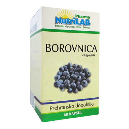 Nutrilab Borovnica kapsule, 60 kapsul Nutrilab Borovnica kapsule, 60 kapsul