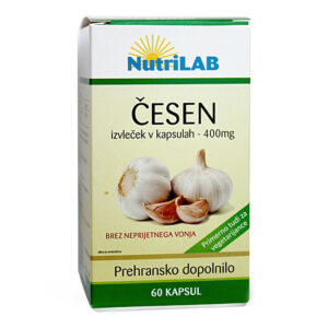 Nutrilab Česen kapsule, 60 kapsul