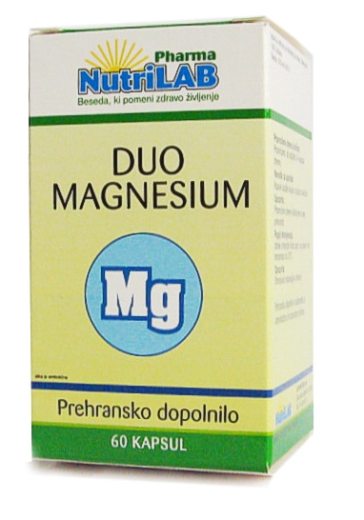 Nutrilab Duo Magnesium kapsule, 60 kapsul Nutrilab Duo Magnesium kapsule, 60 kapsul