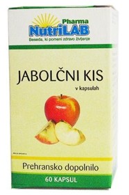 Nutrilab Jabolčni kis v kapsulah, 60 kapsul