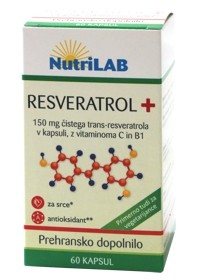Nutrilab Resveratrol Plus kapsule, 60 kapsul