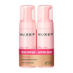 Nuxe Very Rose lahka čistilna pena, 2 x 150 ml