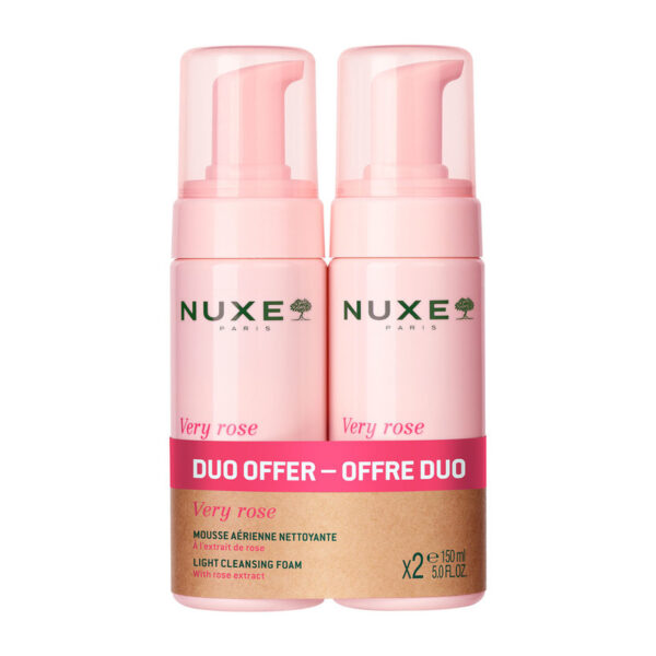 Nuxe Very Rose lahka čistilna pena, 2 x 150 ml Nuxe Very Rose lahka čistilna pena, 2 x 150 ml
