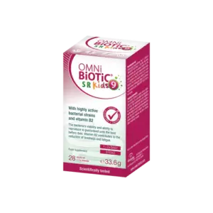 OMNi BiOTiC SR-9 Kids vrečke, 28 vrečk po 1,2 g praška