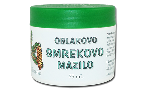 Smrekosan Oblakovo smrekovo mazilo, 75 ml Smrekosan Oblakovo smrekovo mazilo, 75 ml