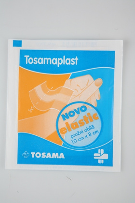 Tosamaplast obliž prožni 10 cm x 8 cm, 1 obliž