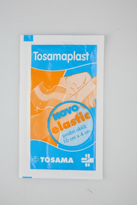 Tosamaplast obliž prožni 10 cm x 4 cm, 1 obliž