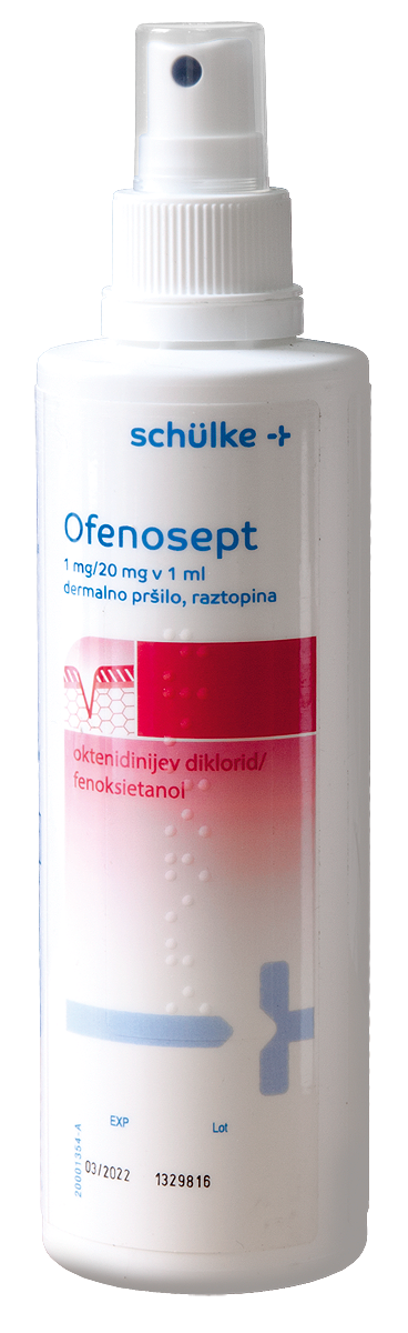 Ofenosept 1 mg/20 mg v 1 ml dermalno pršilo, raztopina, 250 ml Ofenosept 1 mg/20 mg v 1 ml dermalno pršilo, raztopina, 250 ml